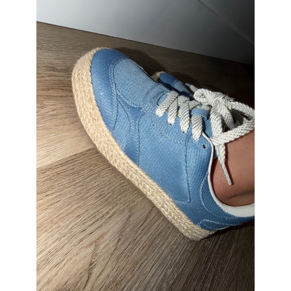 Girl sneakers size 4 espadrille - Picture 3 of 4